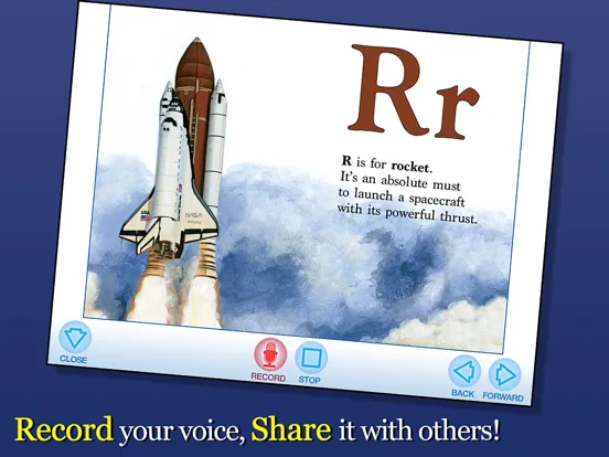 Captures d'écran de Alphabet of Space iPad 