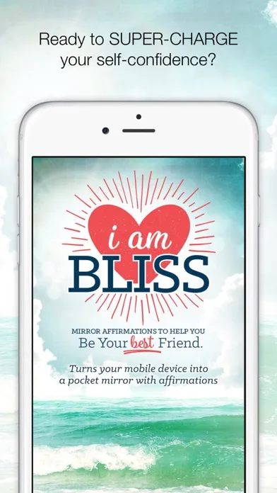 Ảnh chụp màn hình của I Am Bliss Mirror Affirmations