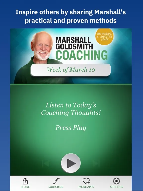 Скриншоты Marshall Goldsmith Coaching iPad 