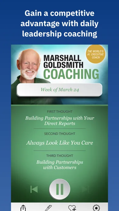 Скриншоты Marshall Goldsmith Coaching