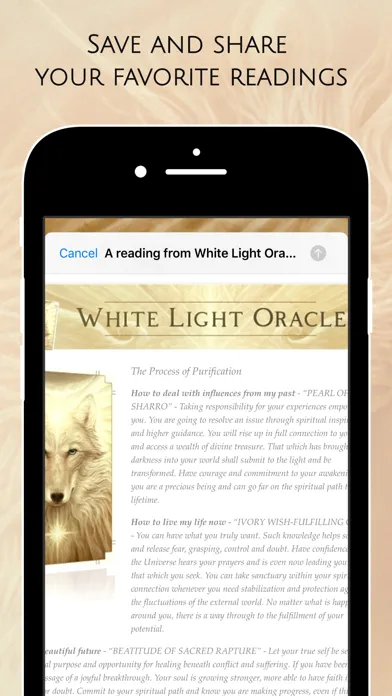Tangkapan layar White Light Oracle