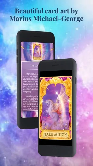 Tangkapan layar Angel Answers Oracle Cards