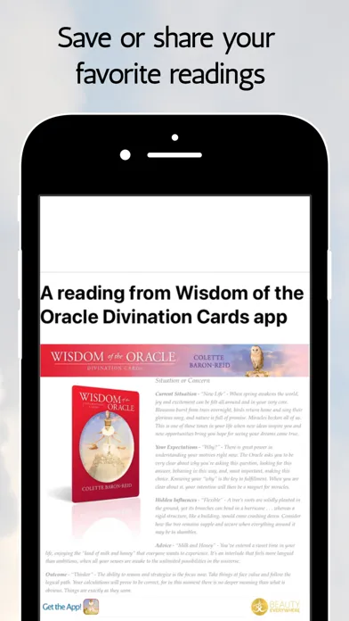 Wisdom of the Oracle Cards स्क्रीनशॉट
