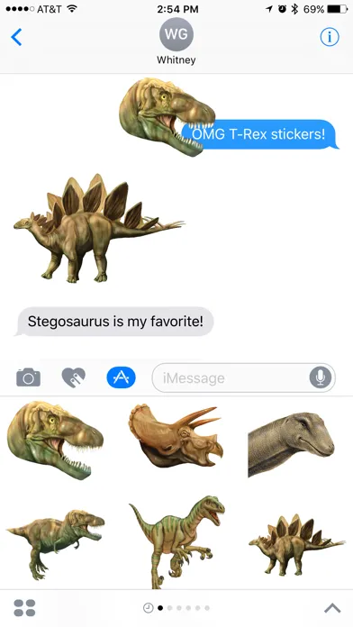 Скриншоты Dinosaur Stickers from Smithsonian Institution
