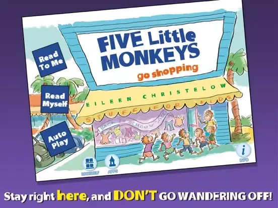 Скриншоты 5 Little Monkeys Go Shopping iPad 