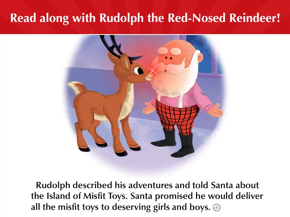 Rudolph Red-Nosed Reindeer iPad Screenshots