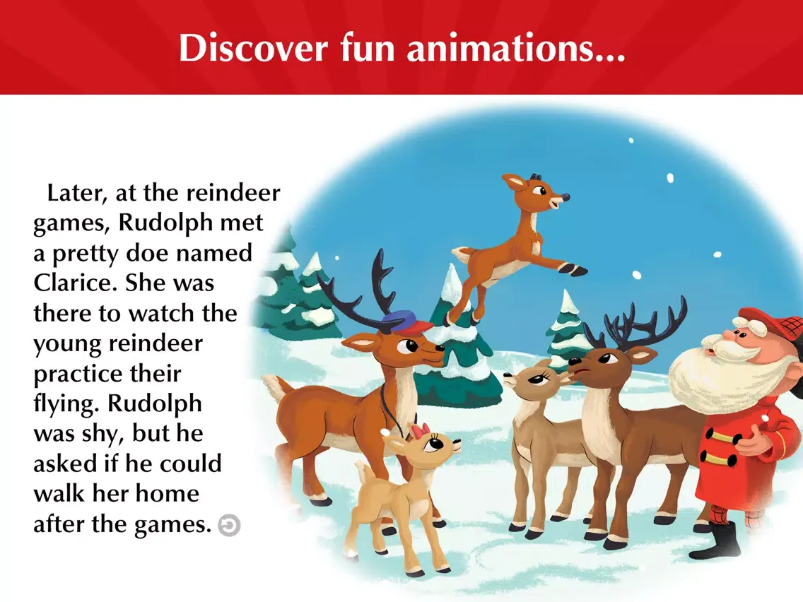 Rudolph Red-Nosed Reindeer iPad Screenshots