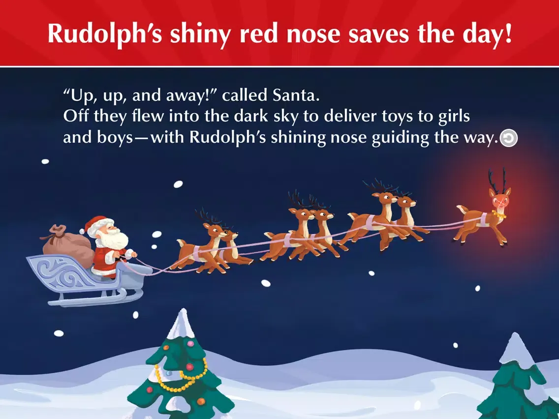 Rudolph Red-Nosed Reindeer iPad Screenshots