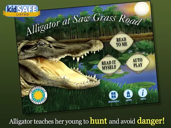 Zrzuty ekranu Alligator at Saw Grass Road iPad 