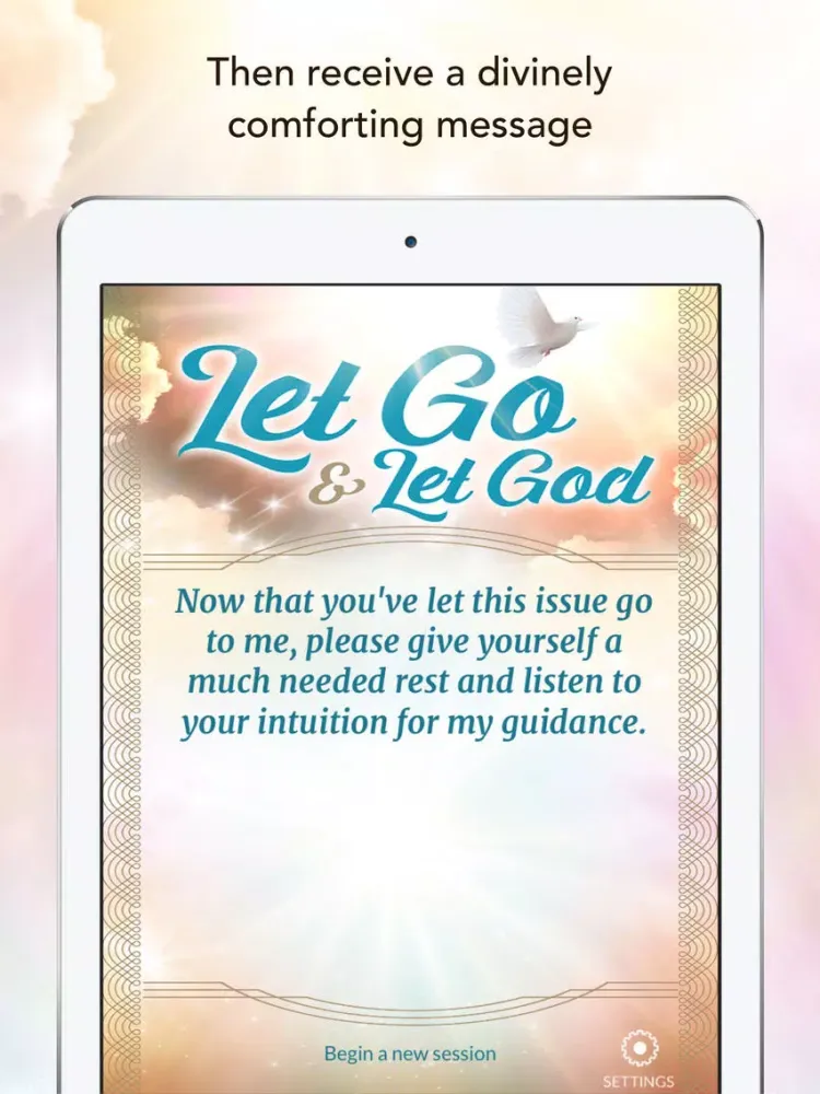 Let Go and Let God iPad  Screenshots