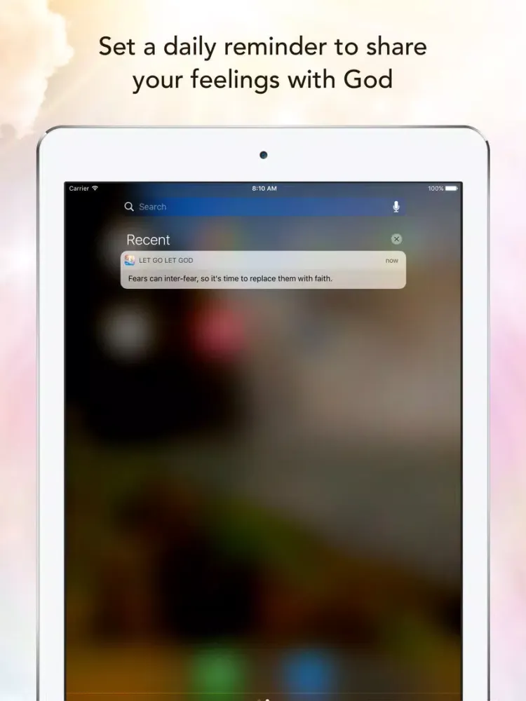 Let Go and Let God iPad  Screenshots