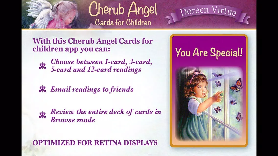 Ảnh chụp màn hình của Cherub Angel Cards