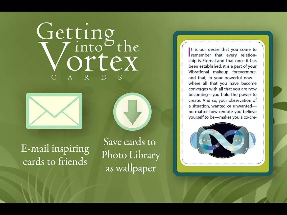Getting into the Vortex - Esther and Jerry Hicks iPad  スクリーンショット