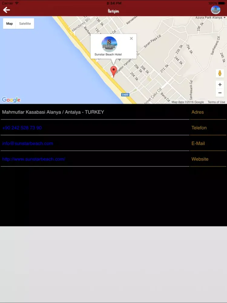 Sunstar Beach Hotel iPad  Ekran Görüntüleri