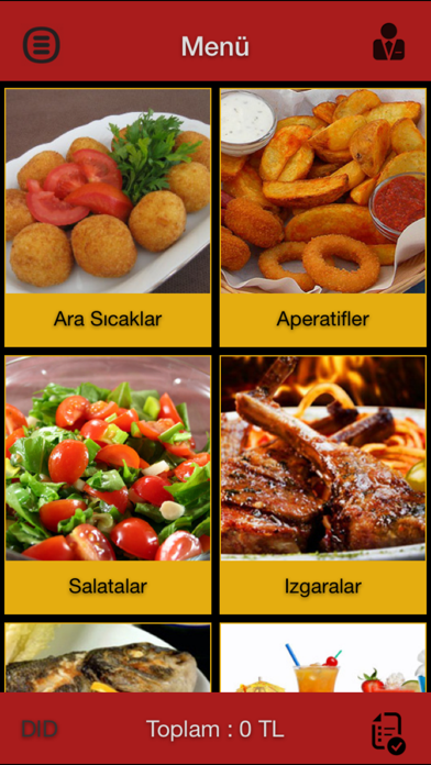 صور Mobile Tablet Menu