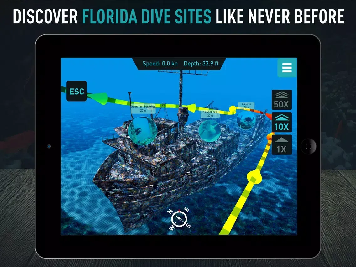 Florida Scuba Diving by Ocean Maps iPad  سکرین شاٹس