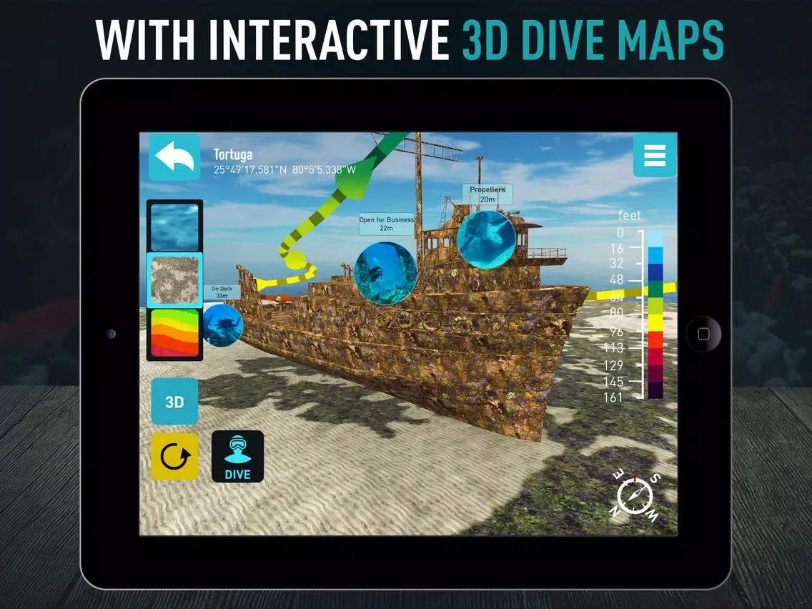 Florida Scuba Diving by Ocean Maps iPad  سکرین شاٹس