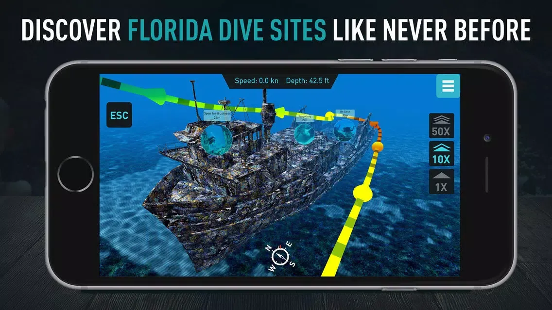 Florida Scuba Diving by Ocean Maps سکرین شاٹس