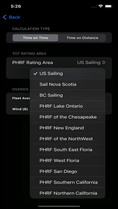 Time To Win: PHRF,ORC,IRC Calc স্ক্রিনশট