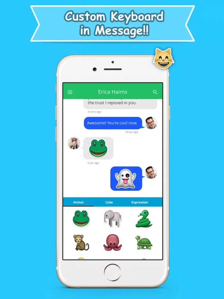 All In One Stickers Keyboard iPad 应用截图