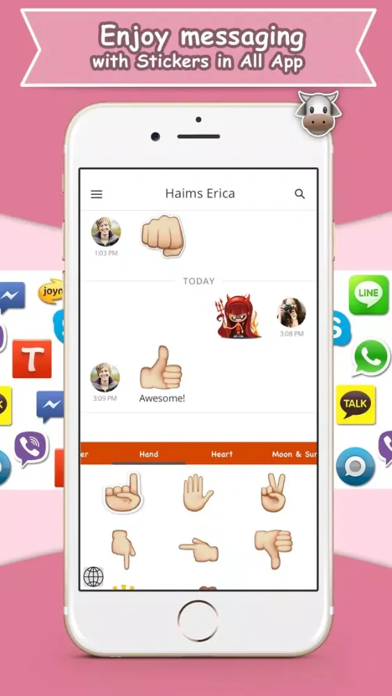 All In One Stickers Keyboard应用截图