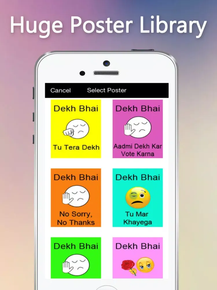 Screenshot di Dekh Bhai Creator - Indian Meme iPad 
