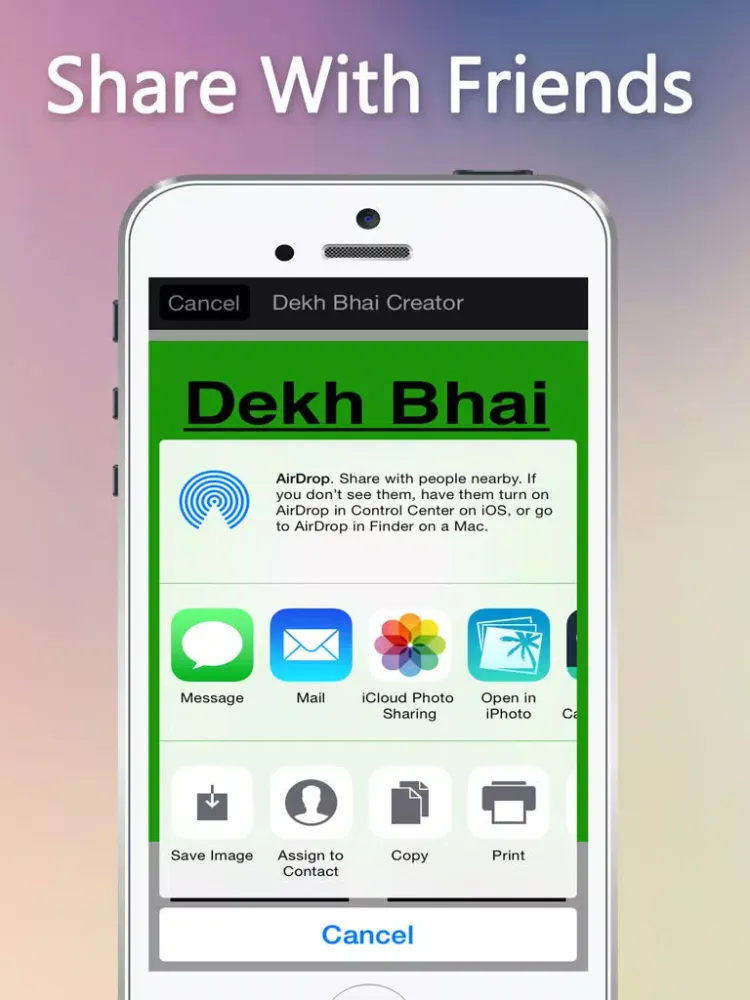 Screenshot di Dekh Bhai Creator - Indian Meme iPad 