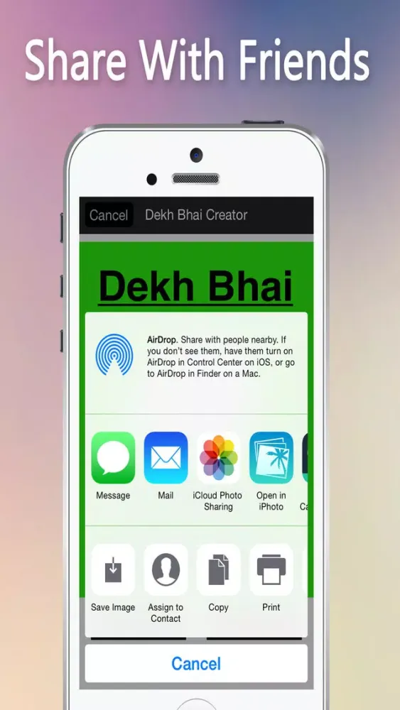 Screenshot di Dekh Bhai Creator - Indian Meme