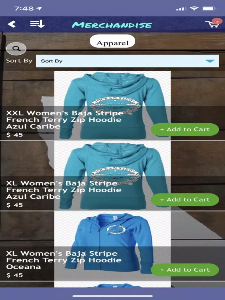 Ocean View Brews iPad  Screenshots