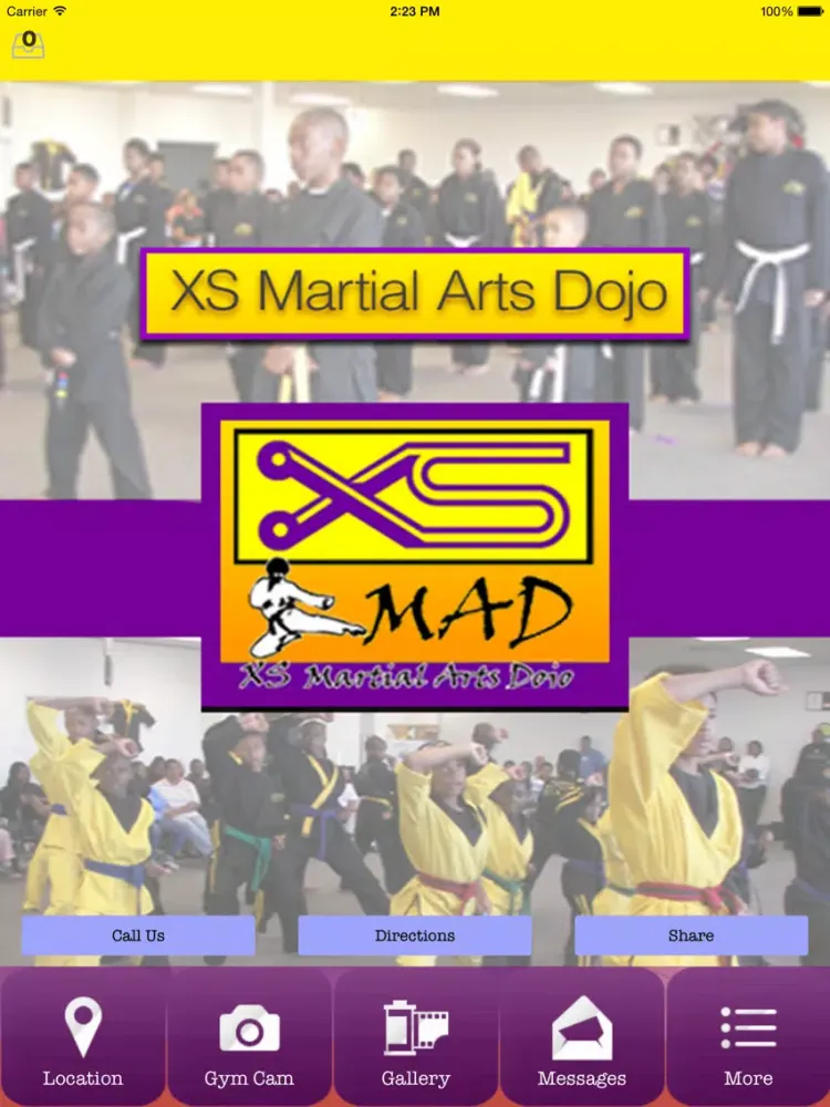 XS Martial Arts Dojo iPad 應用截圖