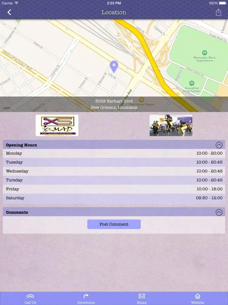 XS Martial Arts Dojo iPad 應用截圖