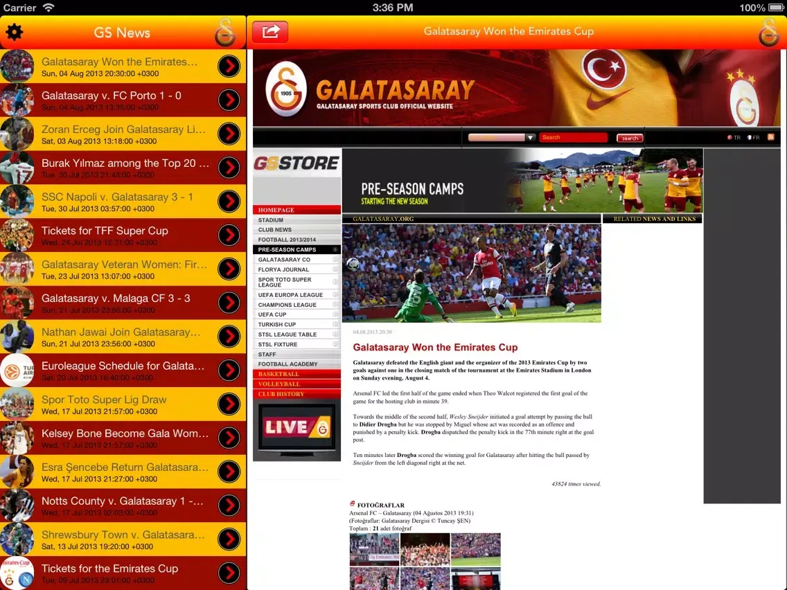 GS News iPad  Screenshots