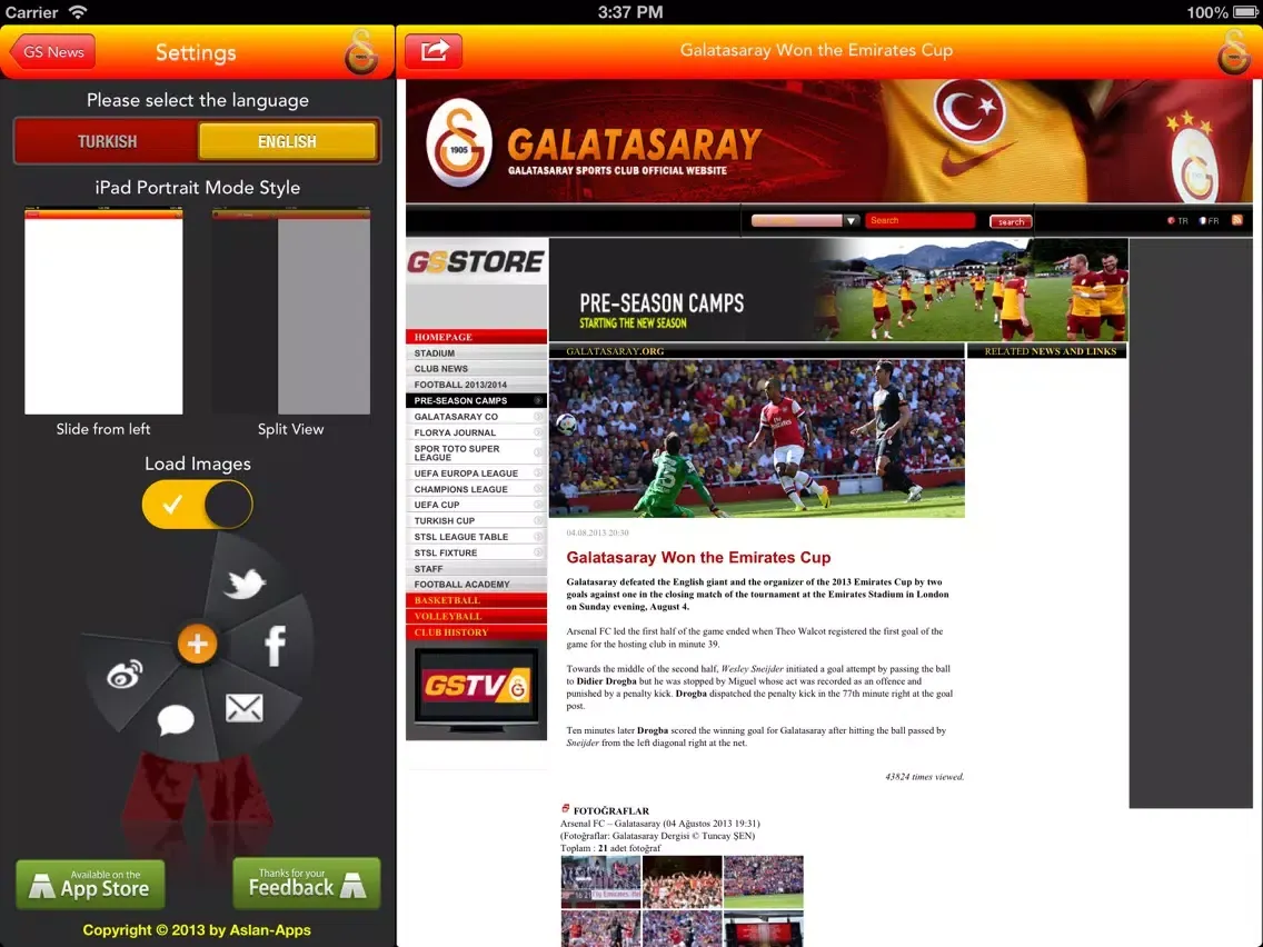 GS News iPad  Screenshots