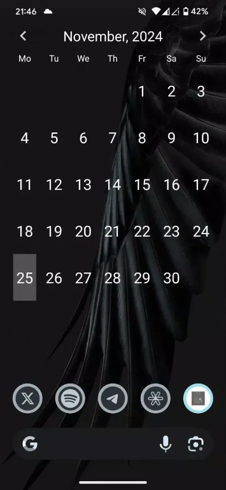 Julls' Calendar Widget Lite Screenshots