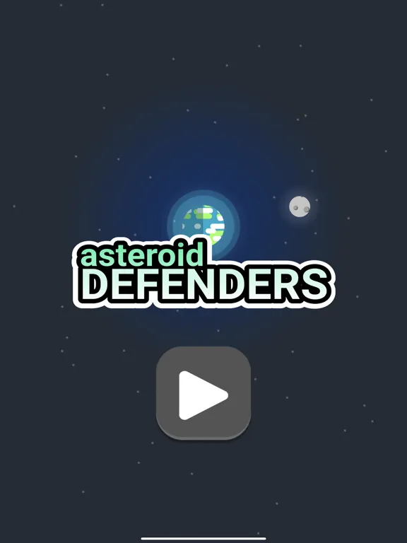 Tangkapan skrin Asteroid Defender iPad 