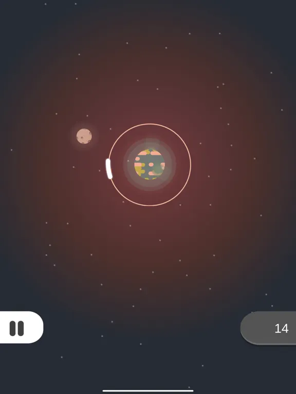 Tangkapan skrin Asteroid Defender iPad 