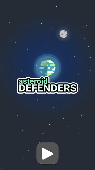 Tangkapan skrin Asteroid Defender
