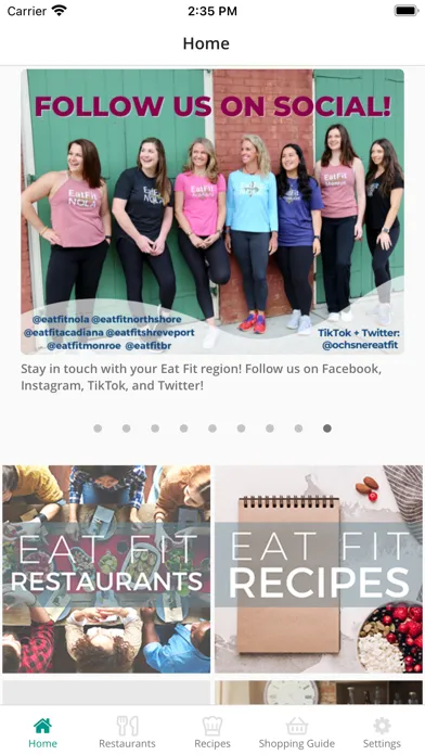 Captures d'écran de Eat Fit