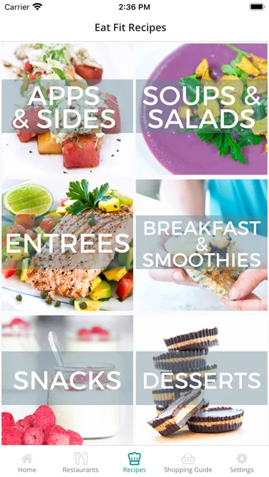 Captures d'écran de Eat Fit