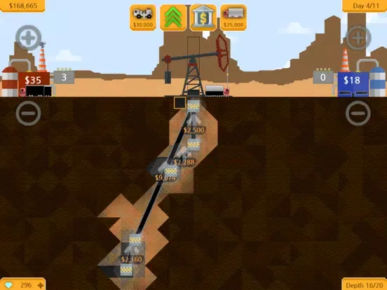Tangkapan skrin Petroleum - Drill & sell iPad 