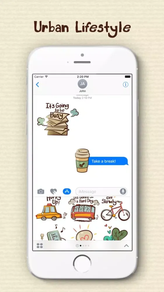 Capturas de tela do Urban Lifestyle Sticker Pack