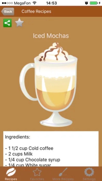 Capturas de tela do Coffee Recipes - Best Coffee Recipes