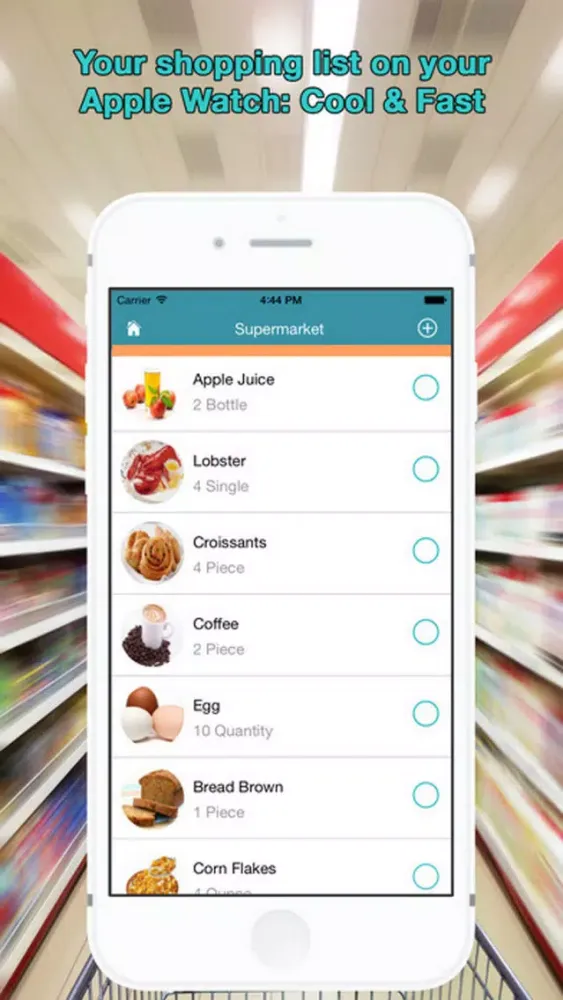 WatchList Pro. Grocery Shopping list on your Watch سکرین شاٹس