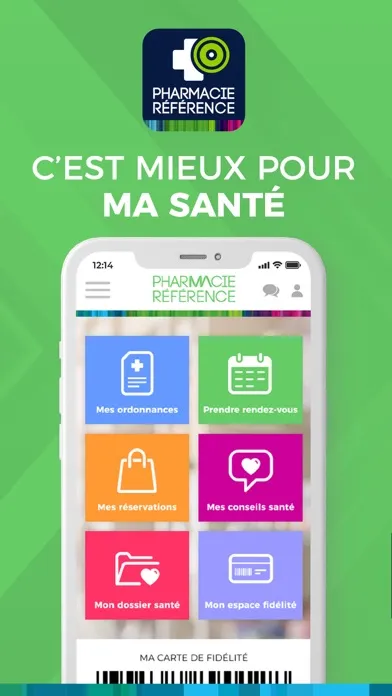 Tangkapan skrin Pharmacie Référence