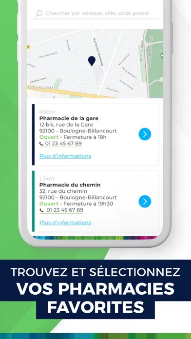 Tangkapan skrin Pharmacie Référence