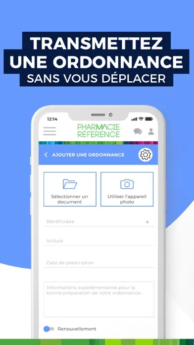 Tangkapan skrin Pharmacie Référence
