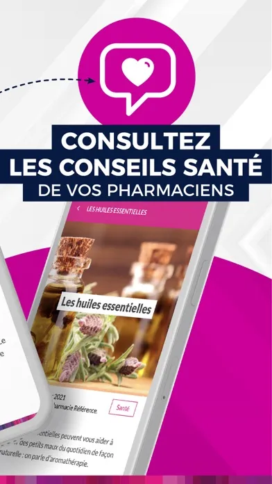 Tangkapan skrin Pharmacie Référence