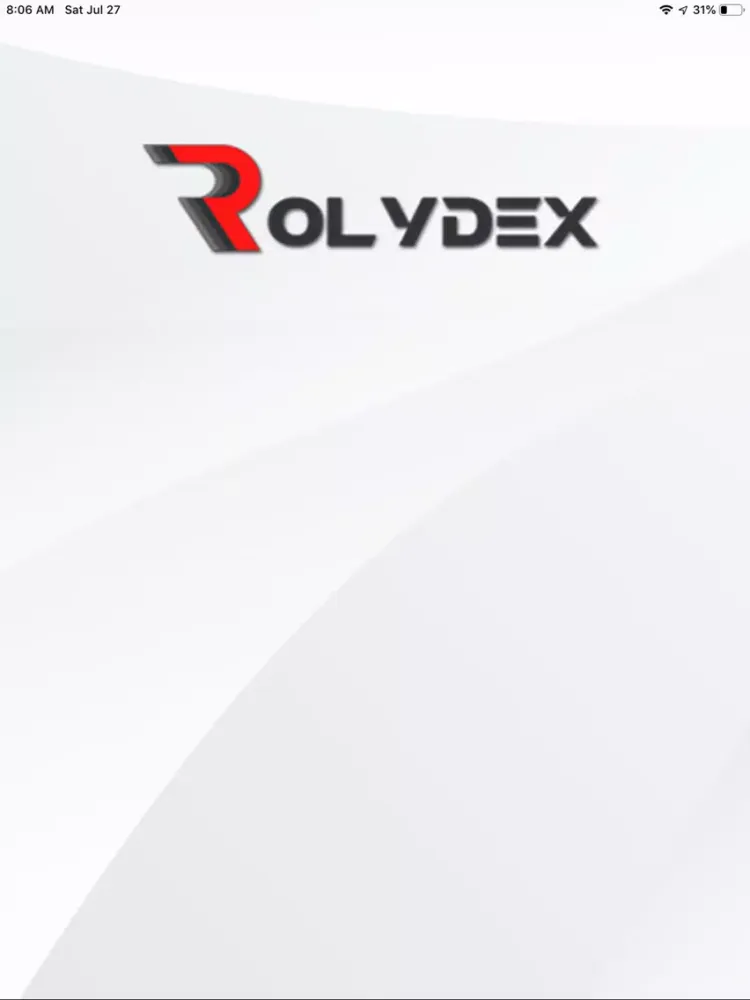 Capturas de pantalla de Rolydex iPad 