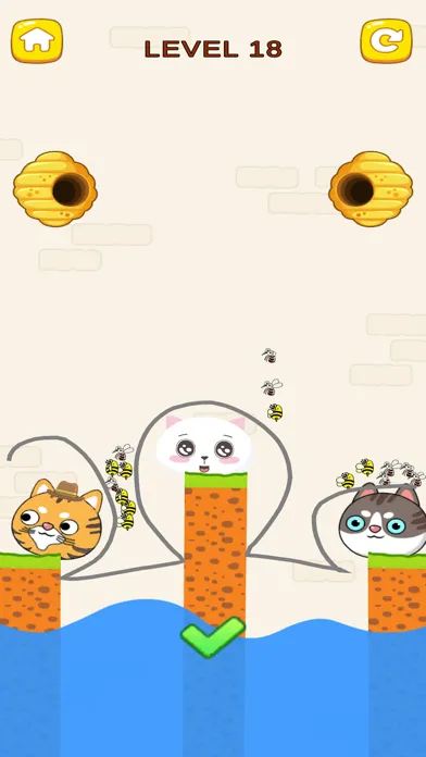 Draw To Save - Rescue Cat سکرین شاٹس