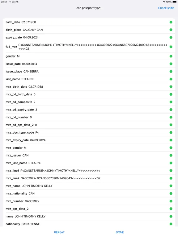 Captures d'écran de idMax SDK iPad 